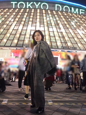 「stradivarius（ストラディバリウス）のアイテム（アクセサリー）」を使った、SACHIKAさん（レディース・155cm）の秋コーディネート