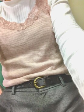 RINAさん（レディース・161cm）の冬コーディネート