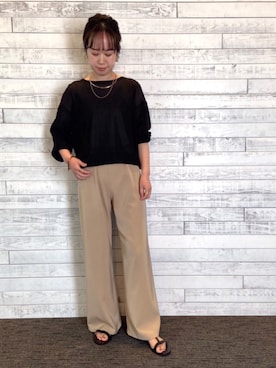 渡辺さんのコーディネート