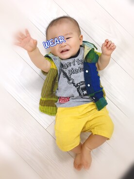 𝔸𝕐 𝕞𝕠𝕞さん（キッズ・70cm）の夏コーディネート