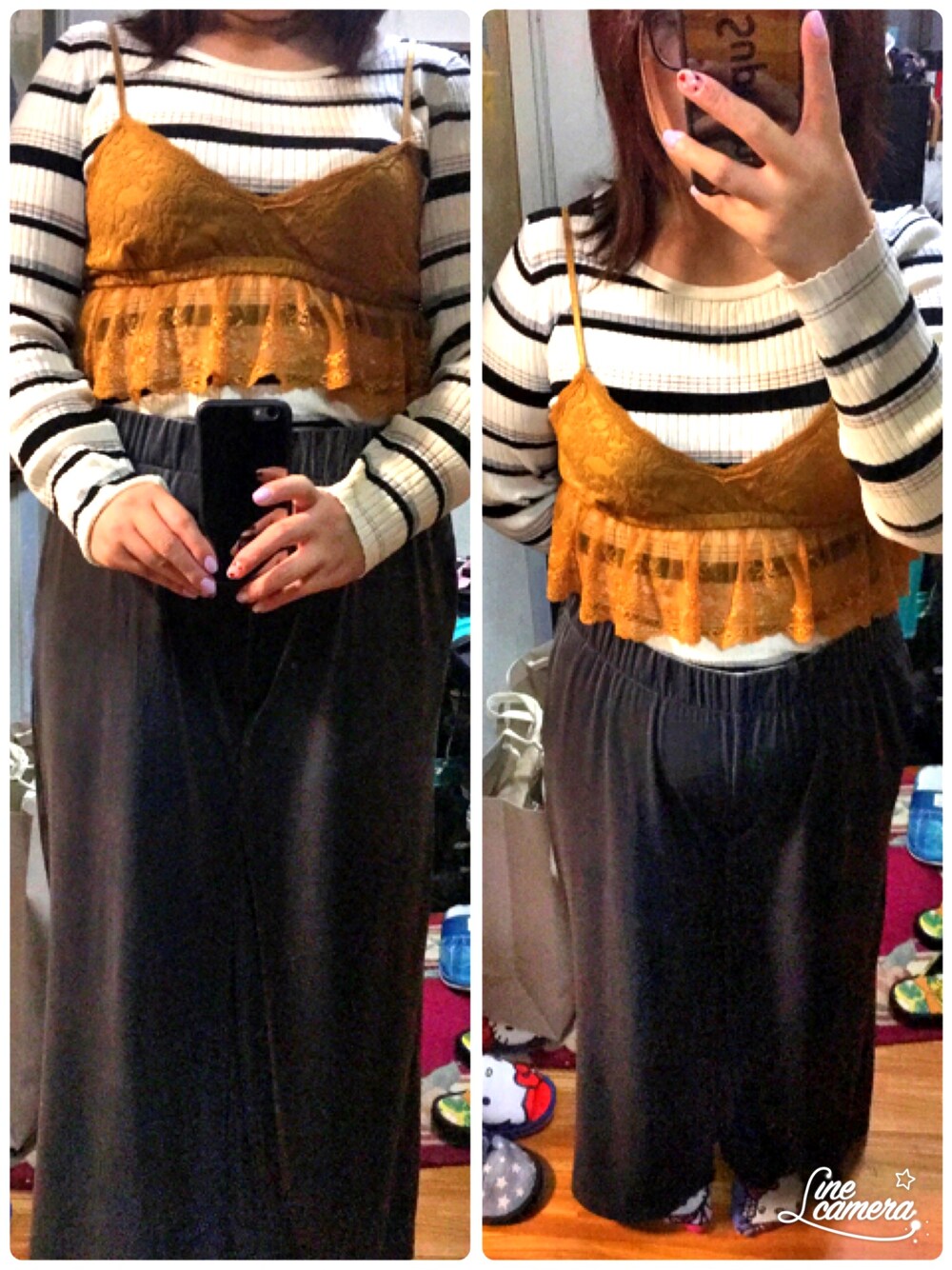 「OPAQUE.CLIPのアイテム（トップス、ホワイト系）」を使った、ゆかちさん（レディース・153cm）の秋コーディネートの1枚目の写真