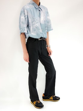 「ASFVLT（アスファルト）のアイテム」を使った、KAITOさん（メンズ・178cm）の秋コーディネート