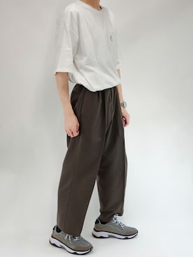 「ASFVLT（アスファルト）のアイテム」を使った、KAITOさん（メンズ・178cm）の秋コーディネート