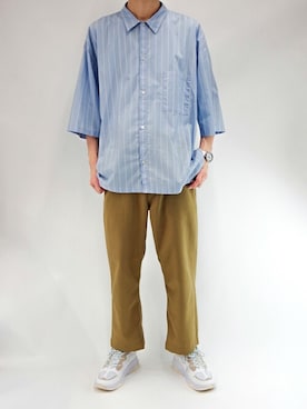 「ASFVLT（アスファルト）のアイテム」を使った、KAITOさん（メンズ・178cm）の秋コーディネート