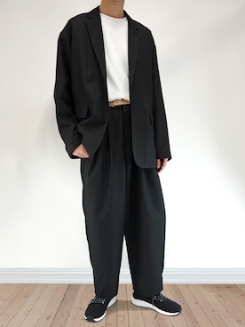 「ASFVLT（アスファルト）のアイテム」を使った、KAITOさん（メンズ・178cm）の秋コーディネート