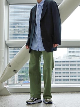 「ASFVLT（アスファルト）のアイテム」を使った、KAITOさん（メンズ・178cm）の秋コーディネート