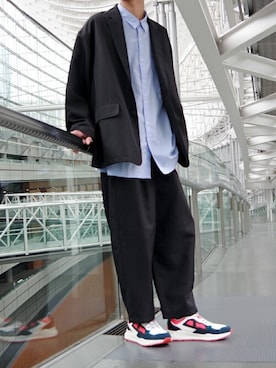 「ASFVLT（アスファルト）のアイテム」を使った、KAITOさん（メンズ・178cm）の秋コーディネート