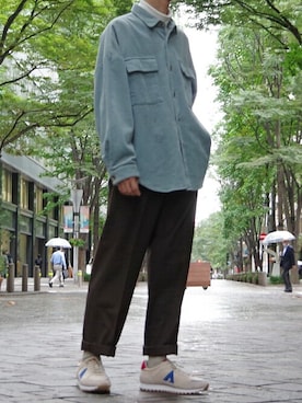 「ASFVLT（アスファルト）のアイテム」を使った、KAITOさん（メンズ・178cm）の秋コーディネート