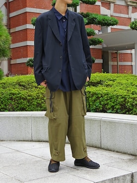 「ASFVLT（アスファルト）のアイテム」を使った、KAITOさん（メンズ・178cm）の秋コーディネート