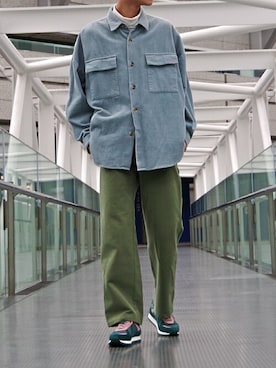 「ASFVLT（アスファルト）のアイテム」を使った、KAITOさん（メンズ・178cm）の秋コーディネート