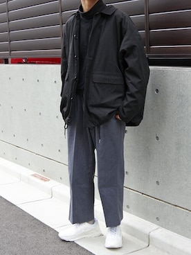 「ASFVLT（アスファルト）のアイテム」を使った、KAITOさん（メンズ・178cm）の秋コーディネート