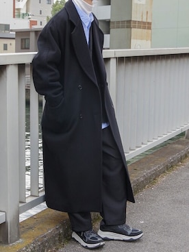 「ASFVLT（アスファルト）のアイテム」を使った、KAITOさん（メンズ・178cm）の冬コーディネート