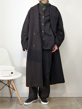 「Amb（エーエムビー）のアイテム」を使った、KAITOさん（メンズ・178cm）の冬コーディネート