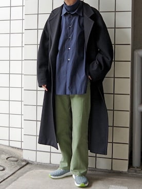 「ASFVLT（アスファルト）のアイテム」を使った、KAITOさん（メンズ・178cm）の春コーディネート