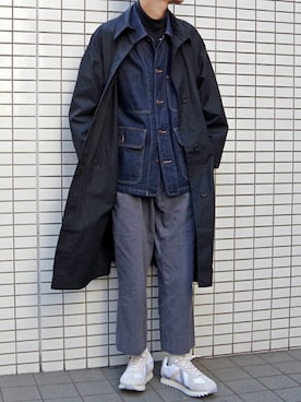 「ASFVLT（アスファルト）のアイテム」を使った、KAITOさん（メンズ・178cm）の春コーディネート