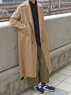 「ASFVLT（アスファルト）のアイテム」を使った、KAITOさん（メンズ・178cm）の春コーディネート