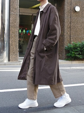 「ASFVLT（アスファルト）のアイテム」を使った、KAITOさん（メンズ・178cm）の春コーディネート