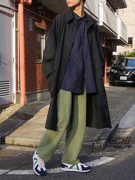 「ASFVLT（アスファルト）のアイテム」を使った、KAITOさん（メンズ・178cm）の春コーディネート