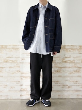 「ASFVLT（アスファルト）のアイテム」を使った、KAITOさん（メンズ・178cm）の春コーディネート