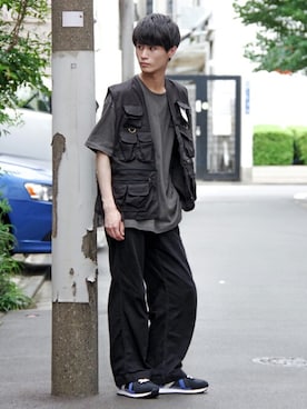 「ROTHCO（ロスコ）のアイテム（トップス）」を使った、KAITOさん（メンズ・178cm）の夏コーディネート
