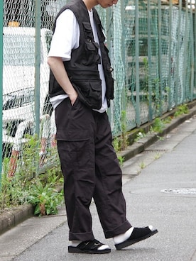 「ROTHCO（ロスコ）のアイテム（パンツ）」を使った、KAITOさん（メンズ・178cm）の夏コーディネート