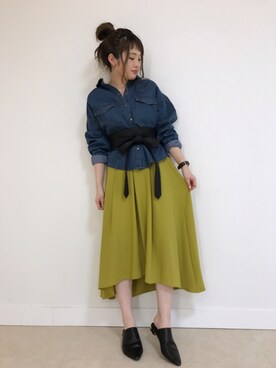 あっちゃんさん（レディース・155cm）の春コーディネート