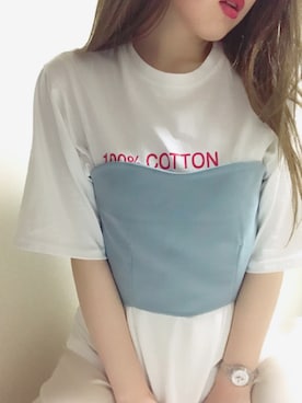 「Another Edition」｜「アイテム（アナログ腕時計）」を使った、あっちゃんさん（レディース・155cm）の春コーディネート