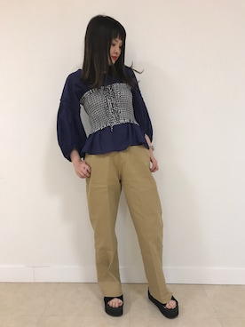 あっちゃんさん（レディース・155cm）の春コーディネート