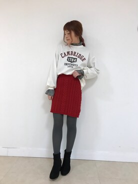 あっちゃんさん(レディース・155cm)の冬コーディネート