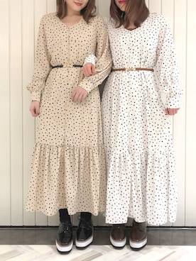 「archives（アルシーヴ）のアイテム（ブーティ）」を使った、あっちゃんさん（レディース・156cm）の春コーディネート