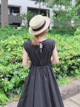 「archives（アルシーヴ）のアイテム（帽子）」を使った、あっちゃんさん（レディース・156cm）の春コーディネート