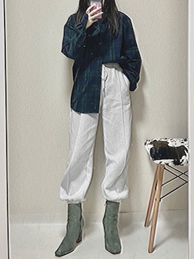 あっちゃんさん（レディース・156cm）の冬コーディネート