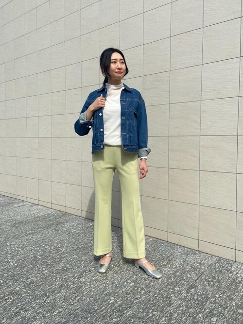 Akane Ohta ビューティ ユース ユナイテッドアローズ みなとみらい店 Beauty Youth United Arrowsのデニムジャケットを使ったコーディネート Wear