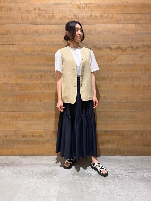 Akane Ohta ビューティ ユース ユナイテッドアローズ みなとみらい店 Beauty Youth United Arrowsのサンダルを使ったコーディネート Wear