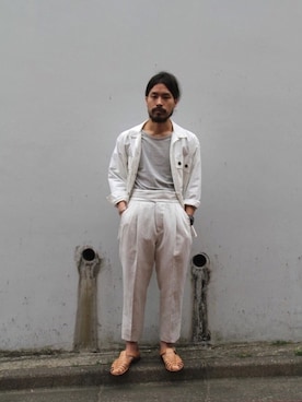 「KURO（クロ）のアイテム」を使った、DAYAMA73さん（メンズ・170cm）の冬コーディネート