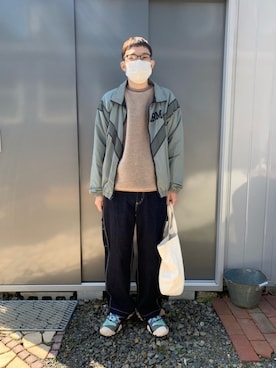 「エコバッグ」｜TAKEさん（メンズ・170cm）の春コーディネート