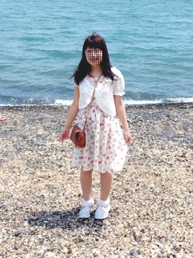 「海」｜「アイテム（シャツワンピース）」を使った、シュガーポットさん（レディース・148cm）の夏コーディネート
