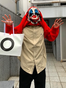 「doublet（ダブレット）のアイテム（ニット/セーター）」を使った、K.T.Oさん（メンズ・183cm）の秋コーディネート