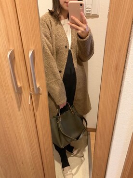 「titivate（ティティベイト）のアイテム（ハンドバッグ）」を使った、amechanさん（レディース・155cm）の秋コーディネート