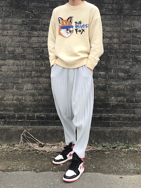 「PLEATS PLEASE（プリーツプリーズ）のアイテム」を使った、HiRoさん（メンズ・180cm）の春コーディネート