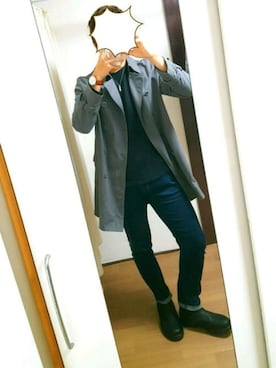 「rinto（リント）のアイテム」を使った、デニーロさん（メンズ・168cm）の冬コーディネート