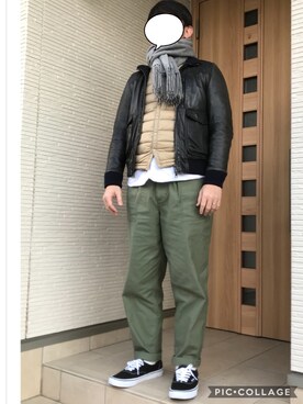 「SHIPS（シップス）のアイテム（その他アウター）」を使った、HaruFumiさん（メンズ・170cm）の冬コーディネート