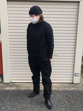 「LOWRYS FARM（ローリーズファーム）のサイドゴアブーツ　730777 （ブーツ）」を使った、ytmr9998さん（レディース・164cm）の冬コーディネート