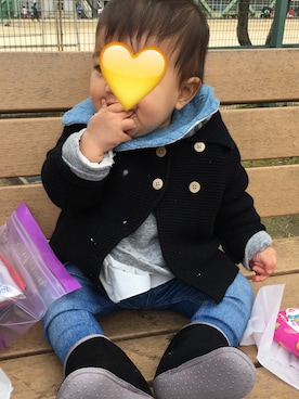 me-☆i-さん（キッズ・70cm）の冬コーディネート