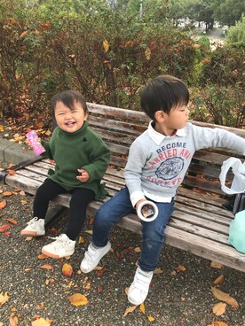 me-☆i-さん（キッズ・100cm）の秋コーディネート