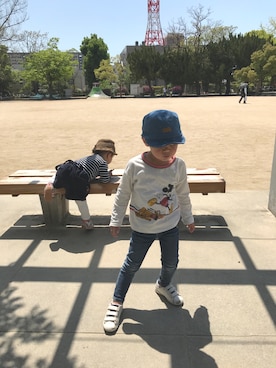 me-☆i-さん(キッズ・100cm)の春コーディネート