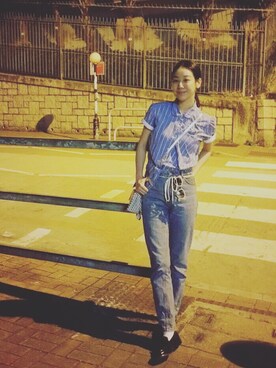 「MONKI」｜danielle さん（レディース・165cm）の春コーディネート