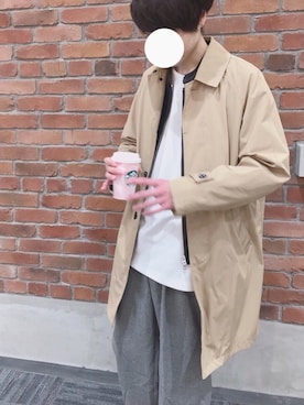 「マーチン」｜「アイテム（ライダースジャケット）」を使った、おかもさん（メンズ・174cm）の冬コーディネート