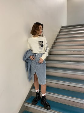 和田 梨加さん（レディース・158cm）の春コーディネート