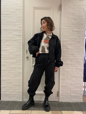 和田 梨加さん（レディース・158cm）の春コーディネート